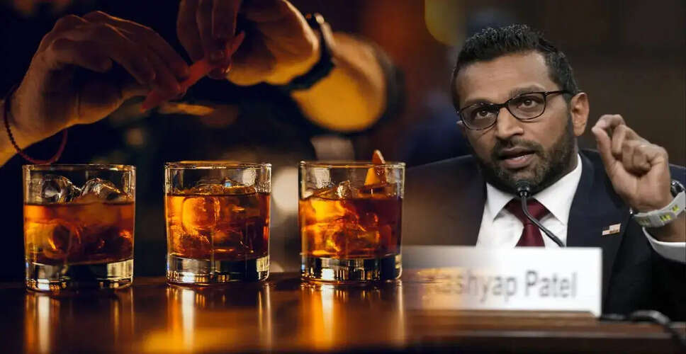Controversy Erupts Over Kash Patel's Commemorative Whisky Gifts at FBI