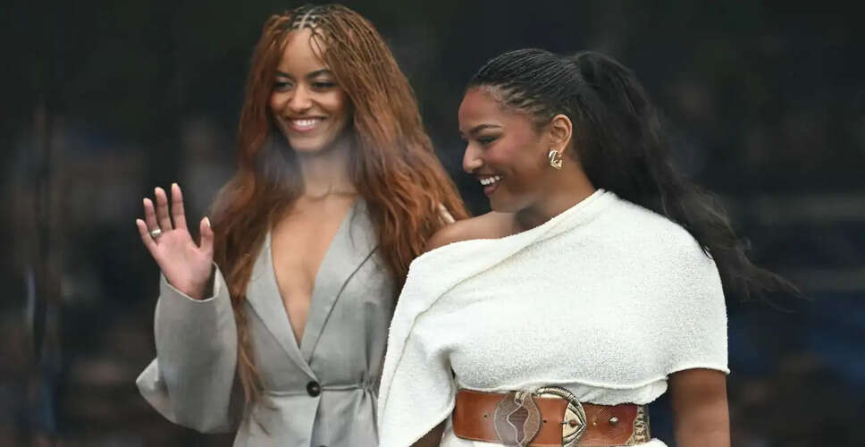 Malia and Sasha Obama Attend Opening of Presidential Center in Chicago