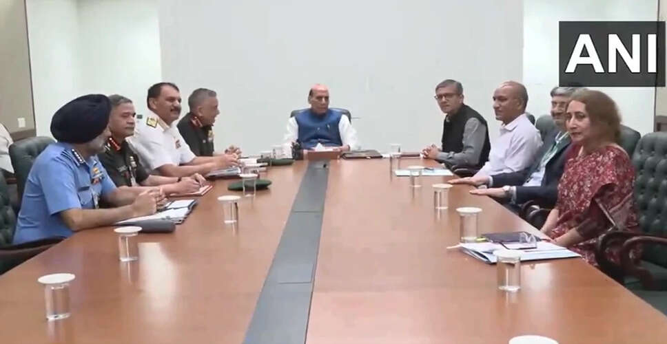 Rajnath Singh Leads High-Level Meeting on West Asia Situation