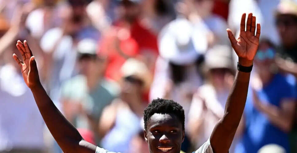 Teen Tennis Prodigy Moise Kouame Shocks Marin Cilic at French Open