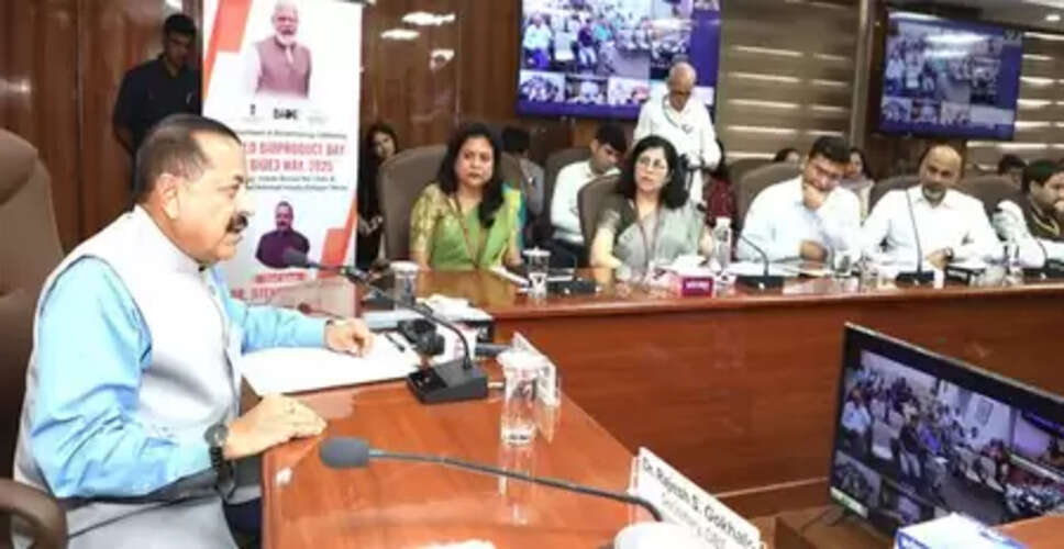 World Bioproduct Day: India targets $300 bn bioeconomy by 2030, says Jitendra Singh