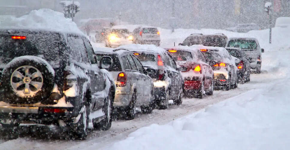 Severe Winter Storm Approaches Sierra Nevada: Heavy Snow and High Winds Expected