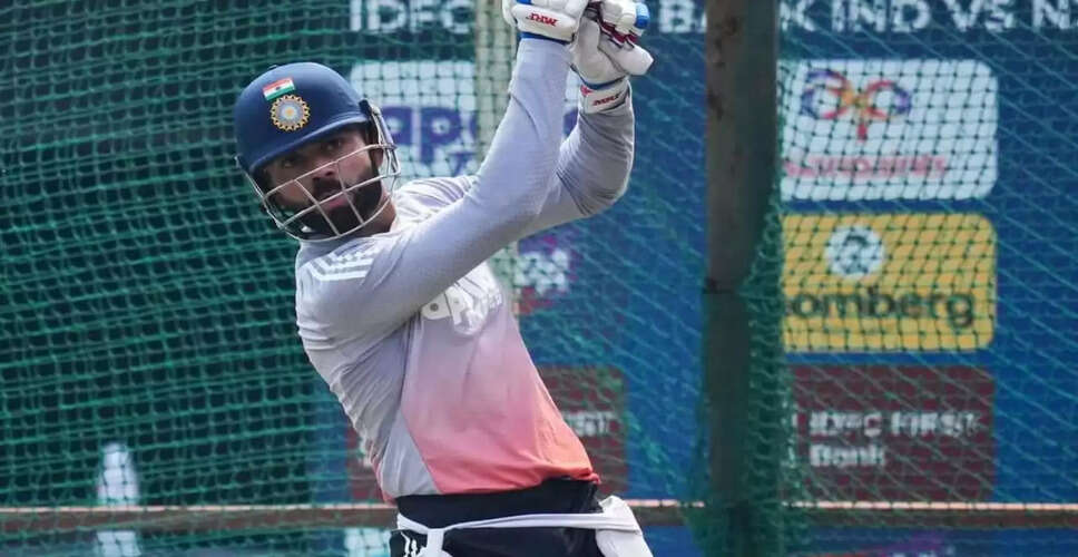 Virat Kohli Set for ODI Comeback Against New Zealand