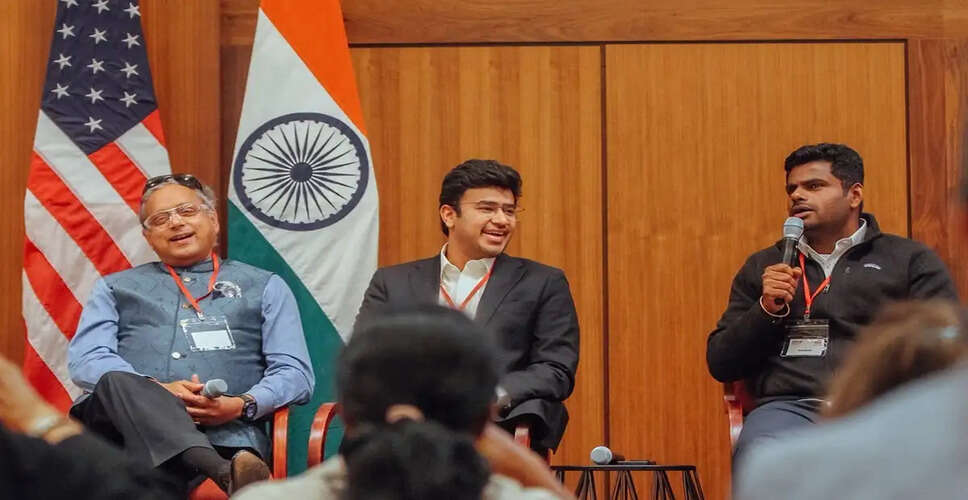 Intense Political Debate at Stanford India Conference: Annamalai vs. Tharoor