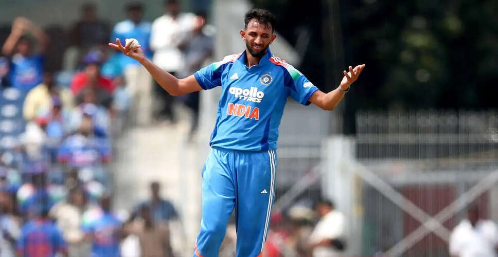 Prasidh Krishna's Five-Wicket Haul Leads India to Victory Over Afghanistan in ODI