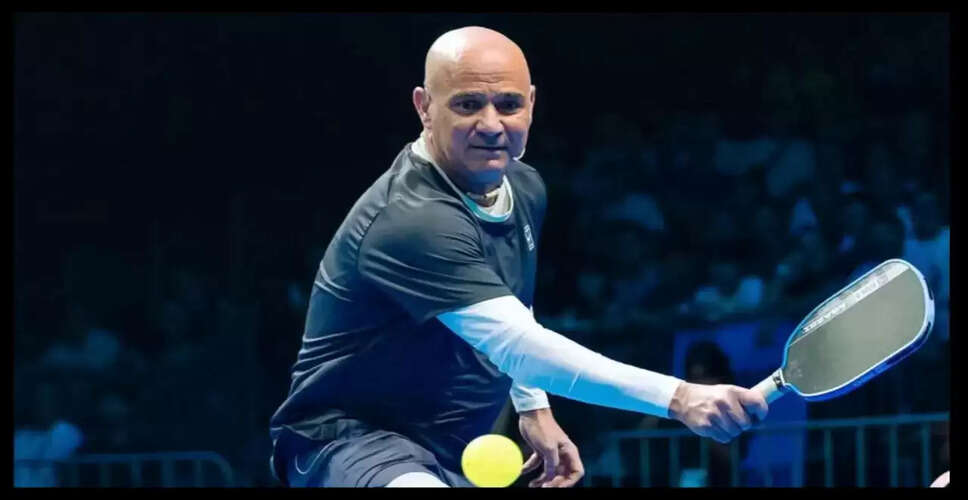 Andre Agassi and James Blake Triumph at Pickleball Slam 4