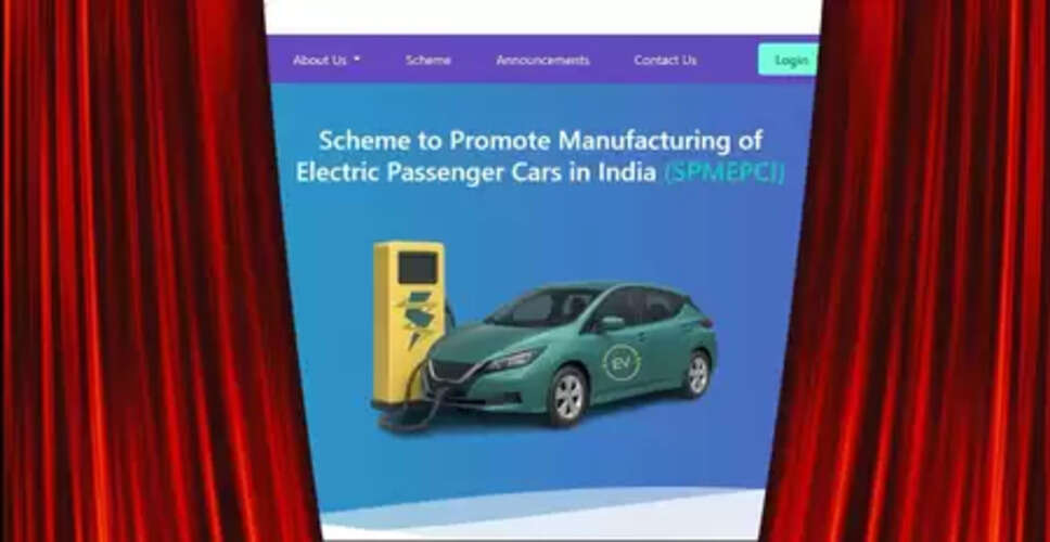 Centre launches portal to promote EV car manufacturing, open till Oct 21