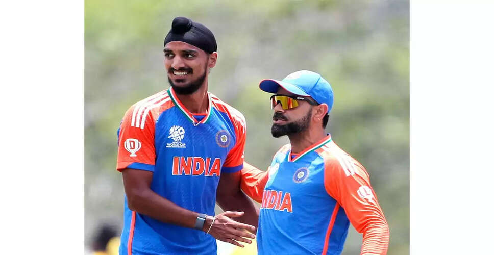 Kohli and Arshdeep Share a Humorous Moment After Series Win