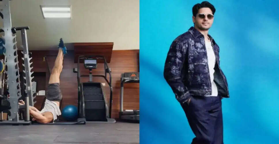 Sidharth Malhotra's Inspiring Calisthenics Workout: A Journey to Fitness