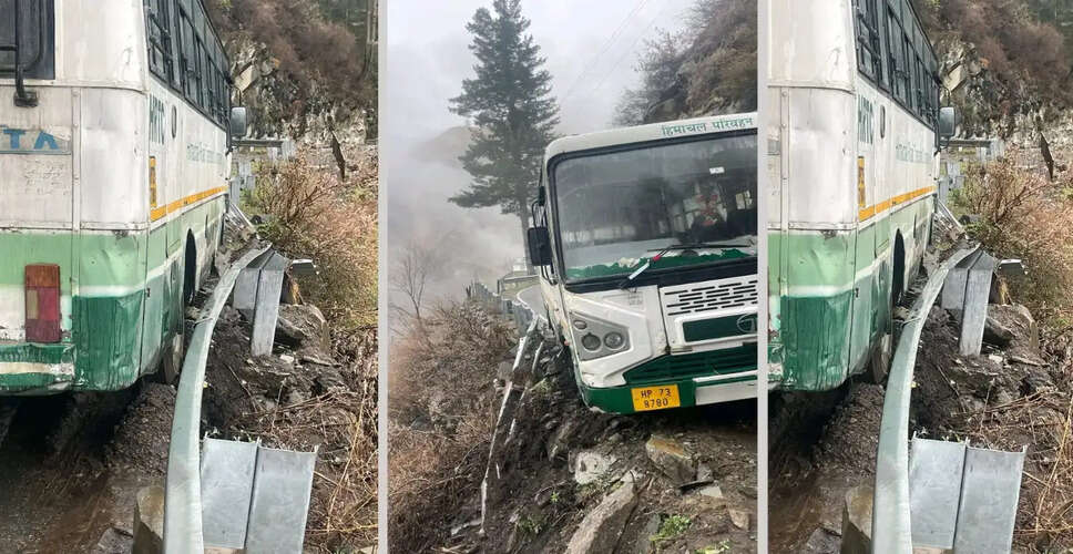 HRTC Bus Avoids Disaster in Himachal's Bharmour Region