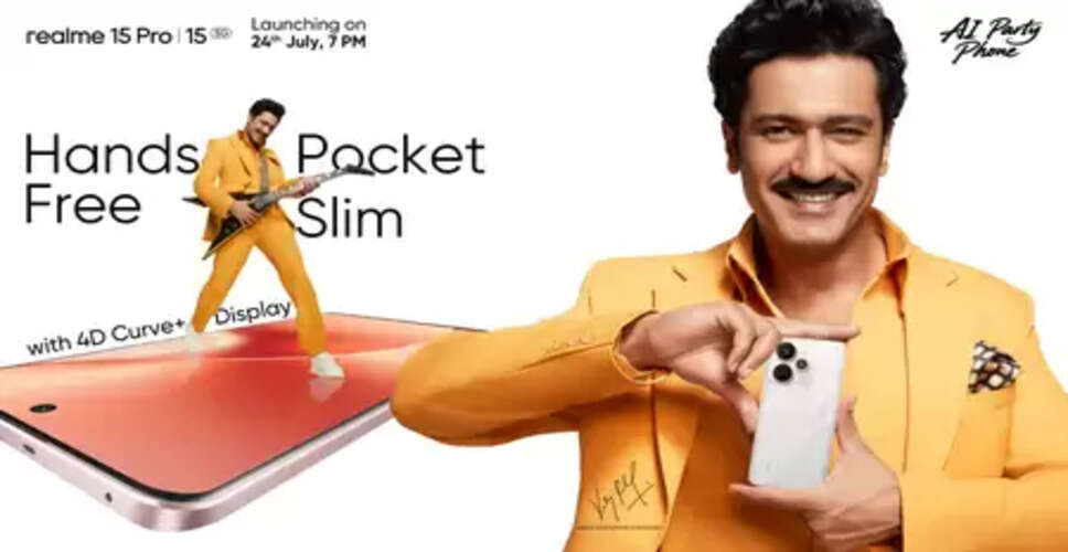 realme 15 Series redefines slim design with the all-new 4D Curve+ Display