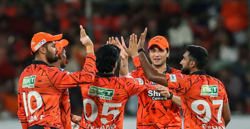 Sunrisers Hyderabad Triumph Over Royal Challengers Bengaluru by 55 Runs