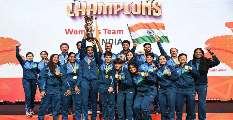 India's Women's Badminton Team Aims for Glory at the Uber Cup 2024