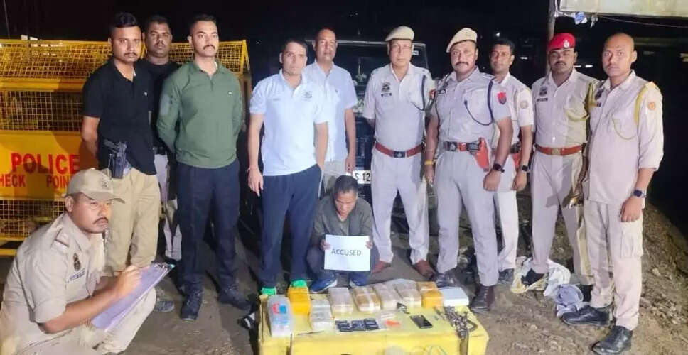 Cachar Police Uncover Major Drug Trafficking Operation with Yaba Seizure