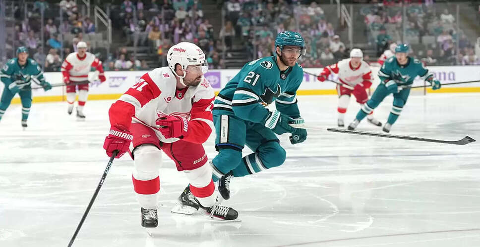 Detroit Red Wings Triumph Over San Jose Sharks in Thrilling Shootout