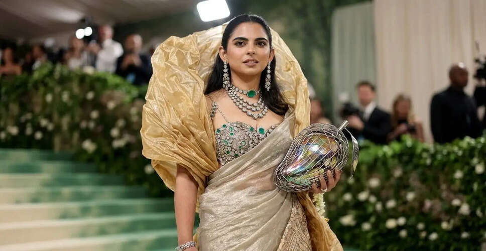 Isha Ambani's Stunning Met Gala 2026 Look: The Mango Accessory That Sparked Curiosity!