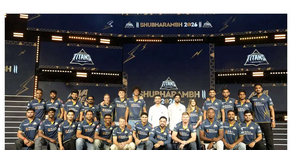 Gujarat Titans Kick Off IPL 2026 with a Grand Celebration in Ahmedabad