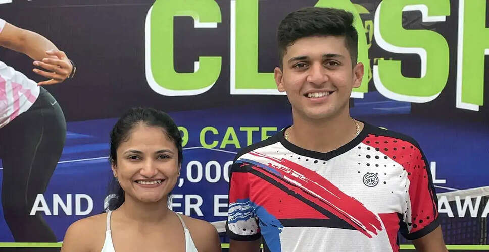 Manaswinee Hazarika and Arthav Neema Claim Intermediate Mixed Doubles Title