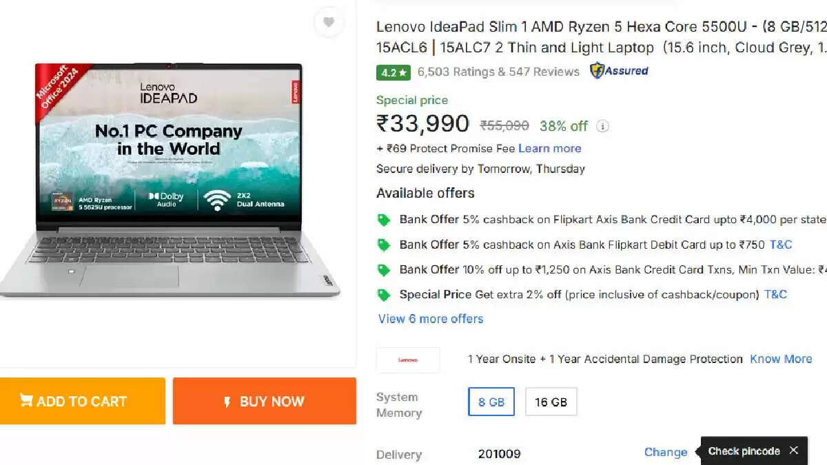 Top Laptop Picks Under ₹35,000 During Flipkart's GOAT Sale