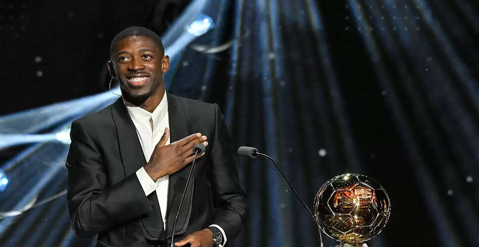 Ousmane Dembele Wins 2025 Ballon d'Or, Celebrating His Journey from Barcelona to PSG