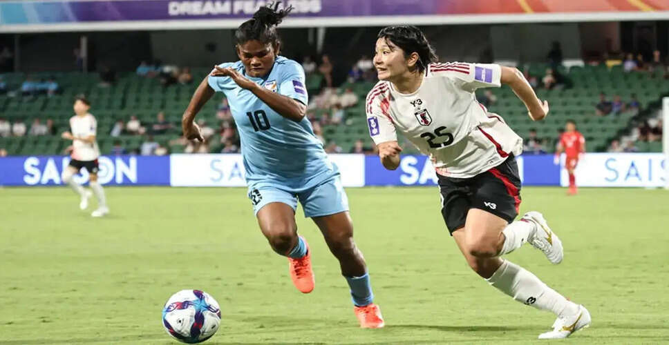 India's Women Face Heavy Defeat Against Japan in AFC Women's Asian Cup