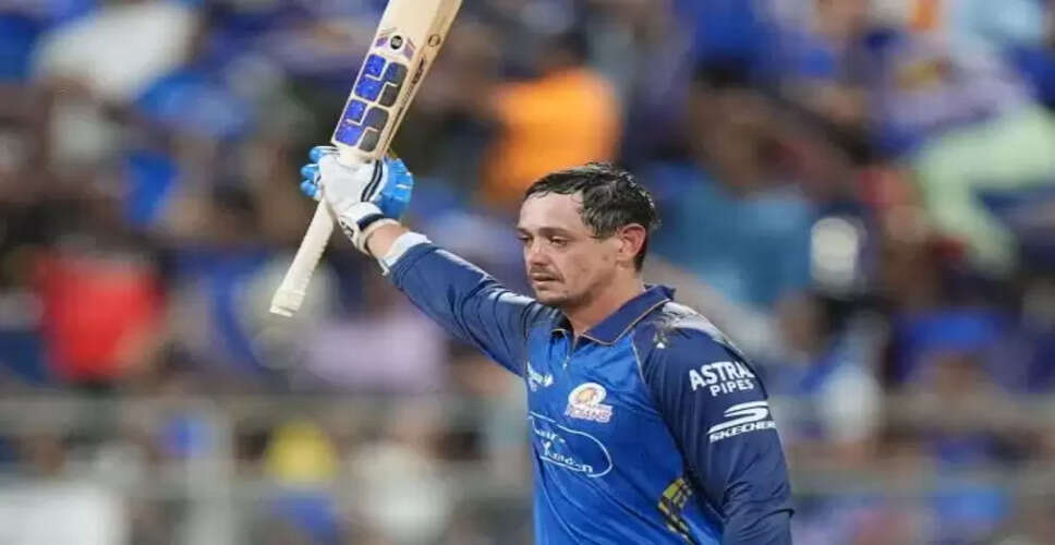 Quinton de Kock's Explosive Century Leads Mumbai Indians to Victory
