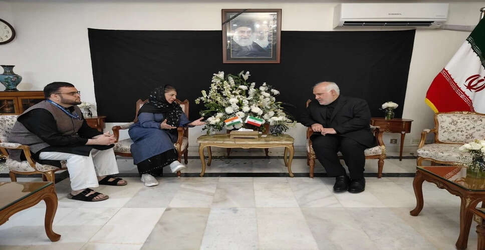 Mehbooba Mufti Expresses Condolences at Iranian Cultural Center Following Khamenei's Death