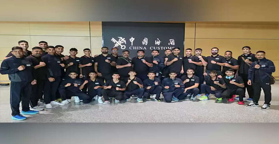 Indian Boxing Team Heads to China for International Youth Tournament
