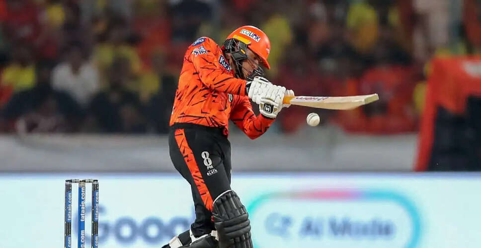 Abhishek Sharma Approaches 2000 Runs Milestone for Sunrisers Hyderabad in IPL 2026