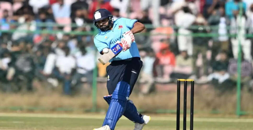 Rohit Sharma Shines in Vijay Hazare Trophy Comeback with Stunning Century