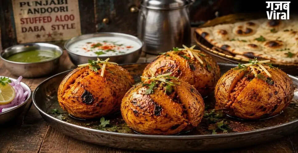 घर पर बनाएं ढाबे जैसे तंदूरी आलू की आसान रेसिपी