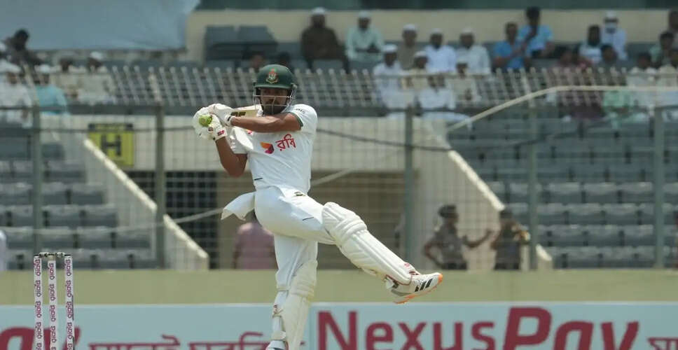 Najmul Hossain Shanto Makes History with Century Against Pakistan
