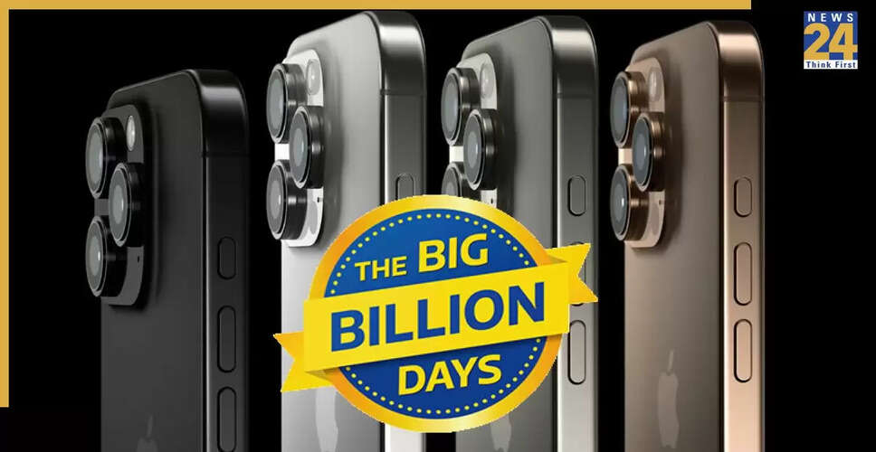 Exciting Discounts on iPhones During Flipkart's Big Billion Days Sale 2025