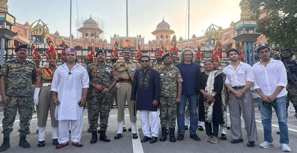 A.R. Rahman Honors BSF with Live Performance at Attari Border for 'Main Vaapas Aaunga'