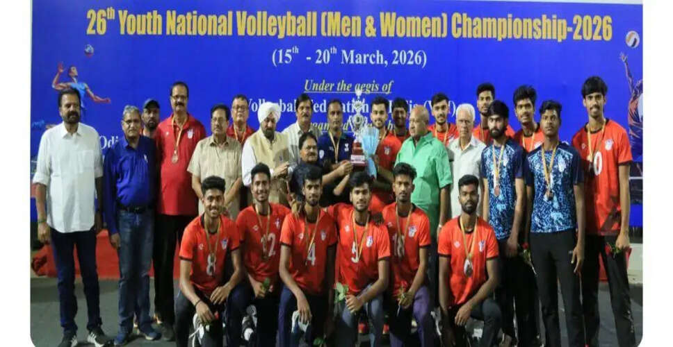 Odisha Shines at the 26th Youth National Volleyball Championship: A Historic Achievement!
