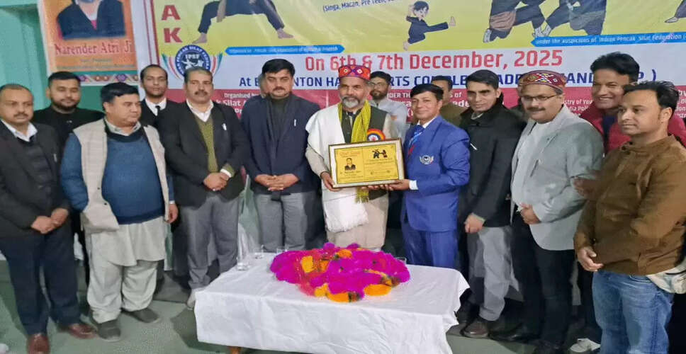 Mandi Hosts Sixth State-Level Pencak Silat Championship with 220 Athletes