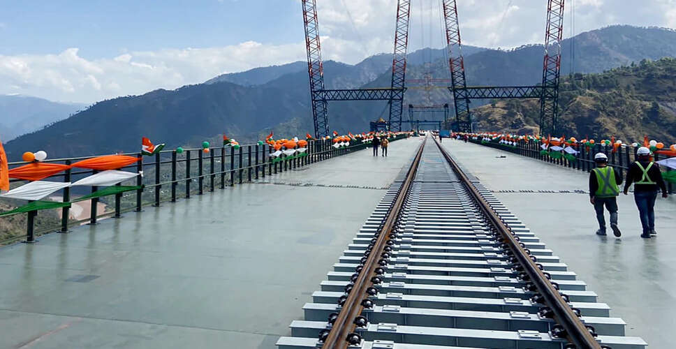 Significant Railway Investment in Jammu and Kashmir: A New Era of Connectivity