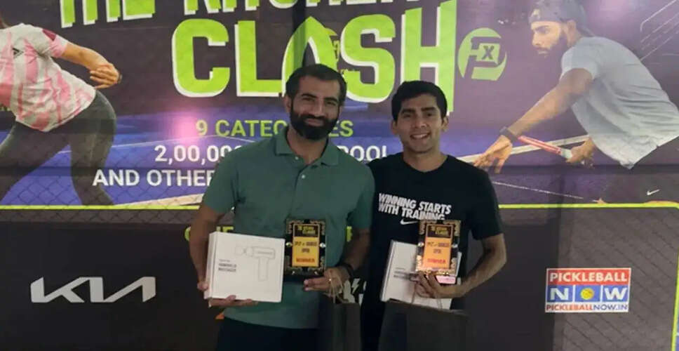 Rohan Bhatnagar and Shiven Bhatia Triumph in Split Age Doubles at The Kitchen Clash