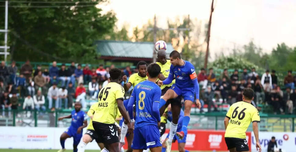 Real Kashmir FC Upsets Sreenidi Deccan FC with 2-0 Victory in IFL 2025-26