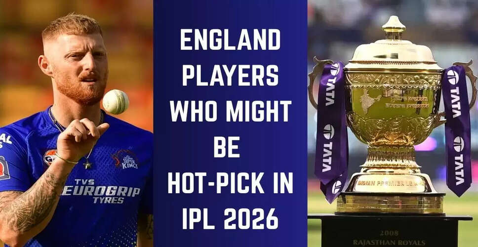 Top England Players to Watch in IPL 2026 Mini-Auction
