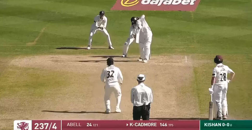Ishan Kishan's Unique Bowling Tribute in County Championship Match