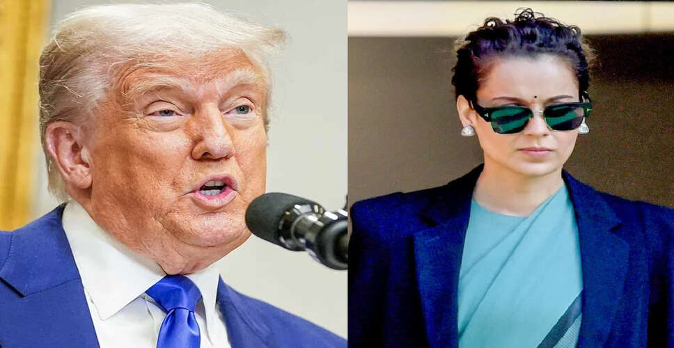Kangana Ranaut Sparks Controversy with Trump Tweet