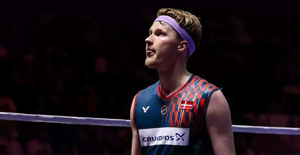 Danish Shuttler Anders Antonsen Withdraws from India Open Due to Pollution Concerns