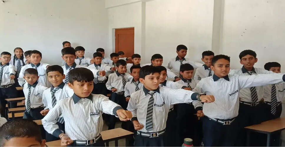 Karate Classes Launched at Rainbow English Senior Secondary School for Student Empowerment