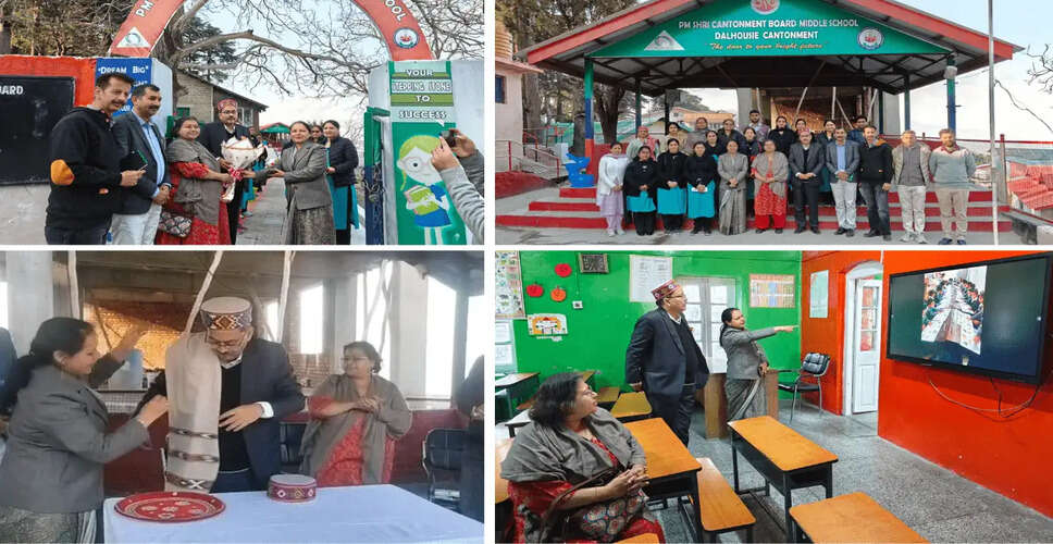 Government Official Reviews Educational Facilities at PM Shri School in Dalhousie