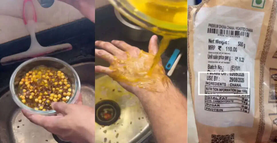 Concerns Rise Over Food Adulteration After Viral Chana Video