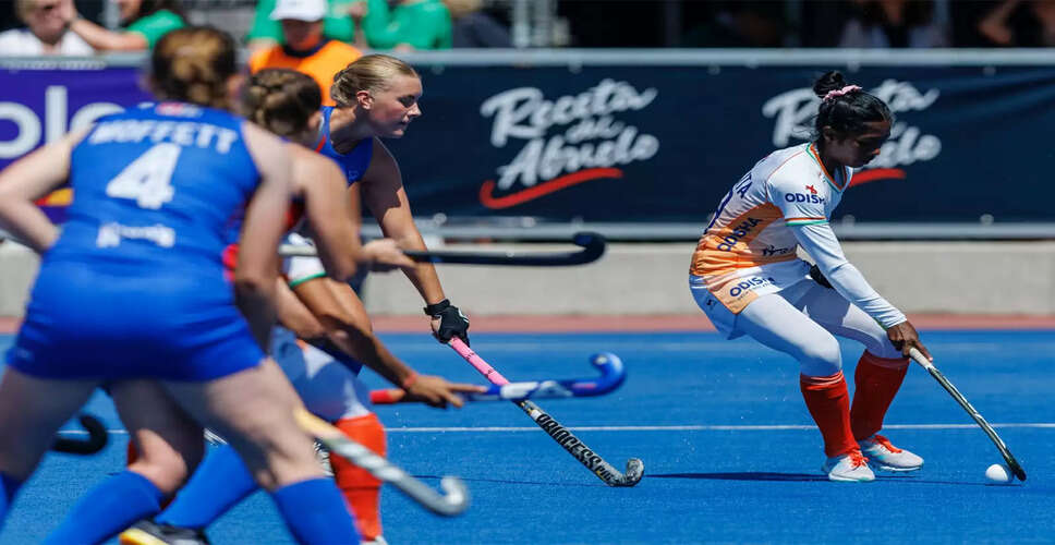 Indian Junior Women's Hockey Team Dominates Namibia in World Cup Opener