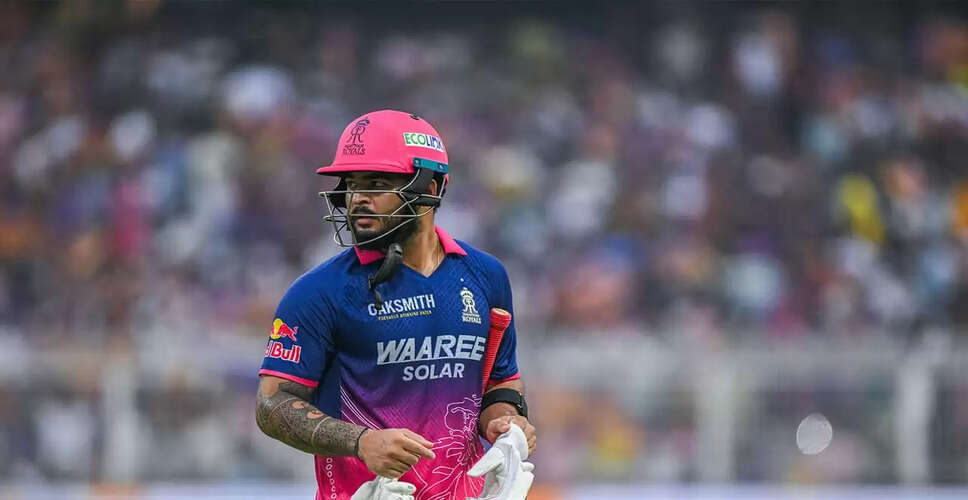 Rajasthan Royals Fall Short Against Kolkata Knight Riders in IPL 2026