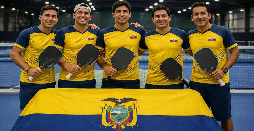 Ecuador's Pickleball Team Returns from US Open with Valuable Experience