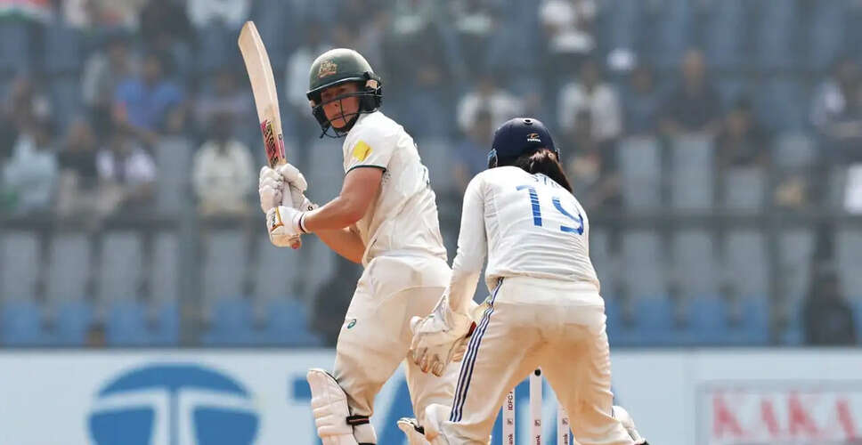 Ellyse Perry Sets New Record in Women's Test Cricket Against India